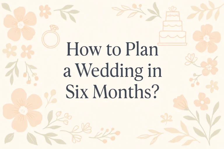 How to Plan a Wedding in Six Months Essential Wedding Planning Tips and Ideas