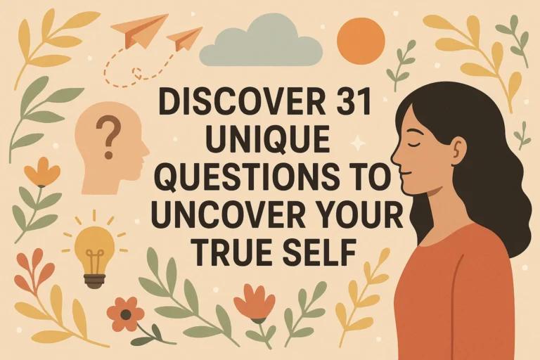 Discover 31 Unique Questions for Self Improvement Tips  True Self Exploration