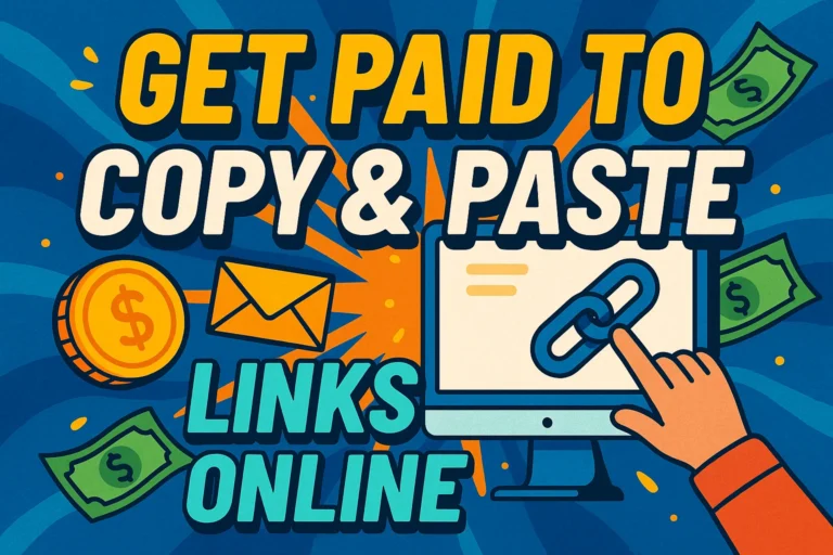 Make Money Online Get Paid to Copy  Paste Links for Easy Earnings