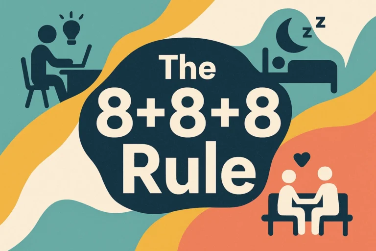 Master the 888 Rule Powerful Psychology Tips for Study, Balance, and Well-Being