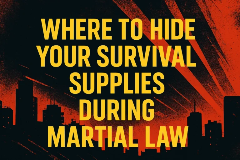 Creative Survival Stuff Ideas 15 Clever Hiding Spots for Martial Law Essentials