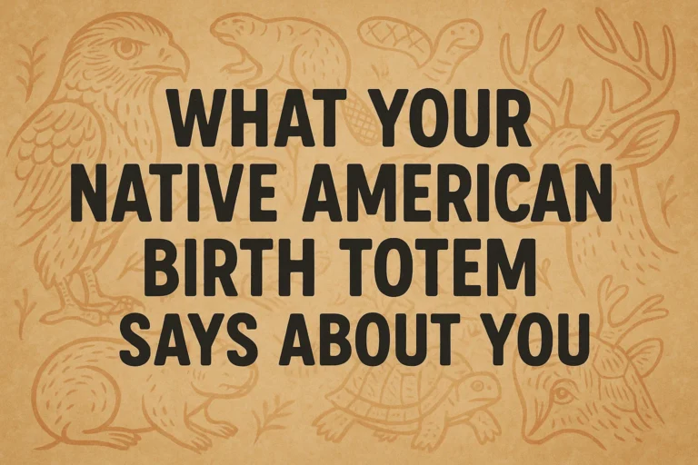 What Your Native American Birth Totem Reveals Explore Psychology Skills and Meaning