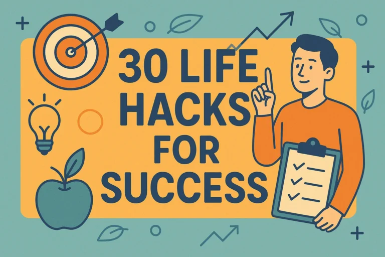 30 Life Hacks for Success Essential Self Improvement Tips for Personal Growth
