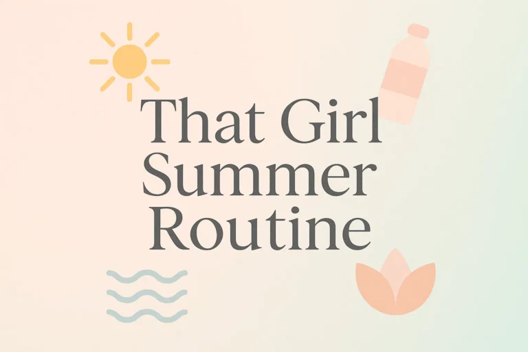 That Girl Summer Routine List  Your Ultimate Guide to an Aesthetic and Productive Day