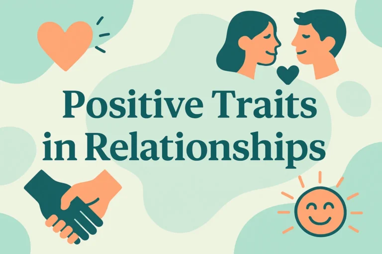 Positive Traits in Relationships Psychology Tips  Study for Meaningful Connections