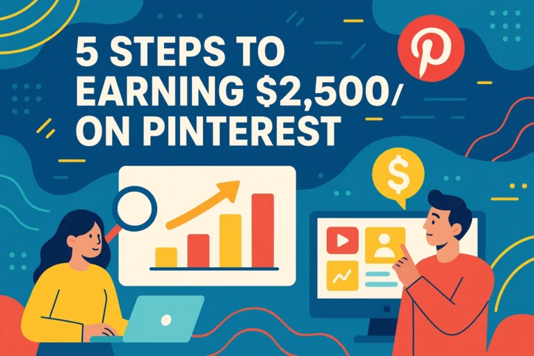 5 Steps to Boost Your Marketing Skills and Earn 2,500Month on Pinterest