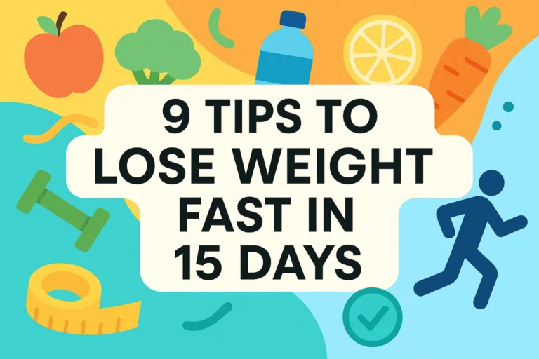 9 Tips for Workout Women Lose Weight Fast in 15 Days Without the Gym