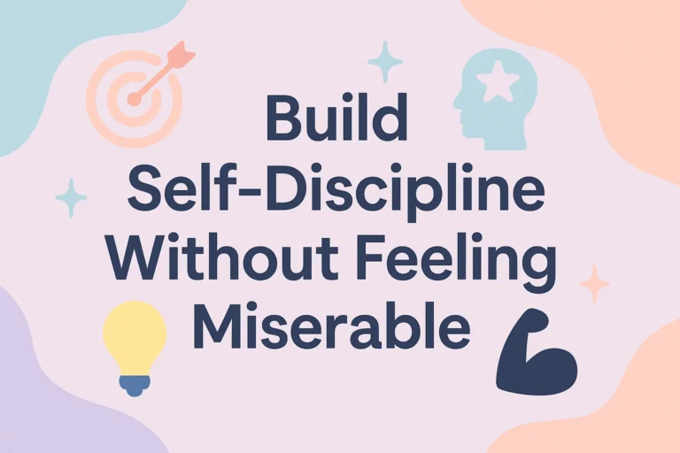 Build Self-Discipline Easy Self-Improvement Tips for a Happier You