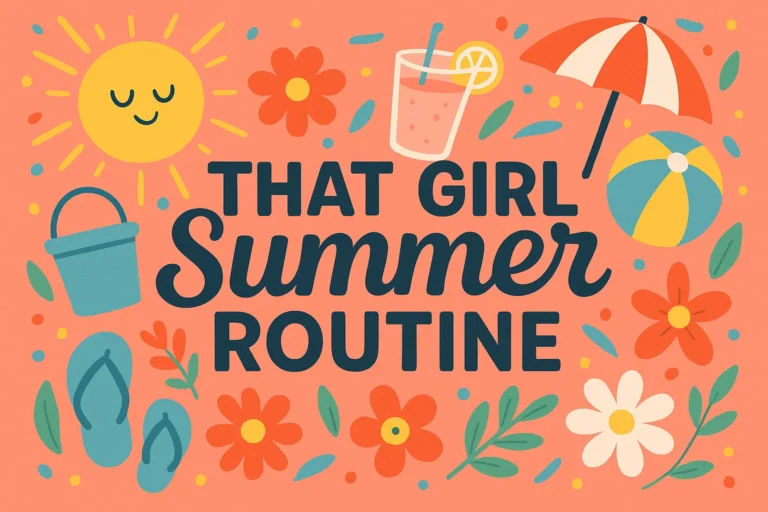 That Girl Morning Routine Embrace Summer Vibes for 21 Days of Radiance and Fun