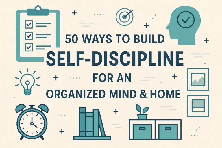 50 Organized Tips for Building Self-Discipline and Transforming Your Mind  Home