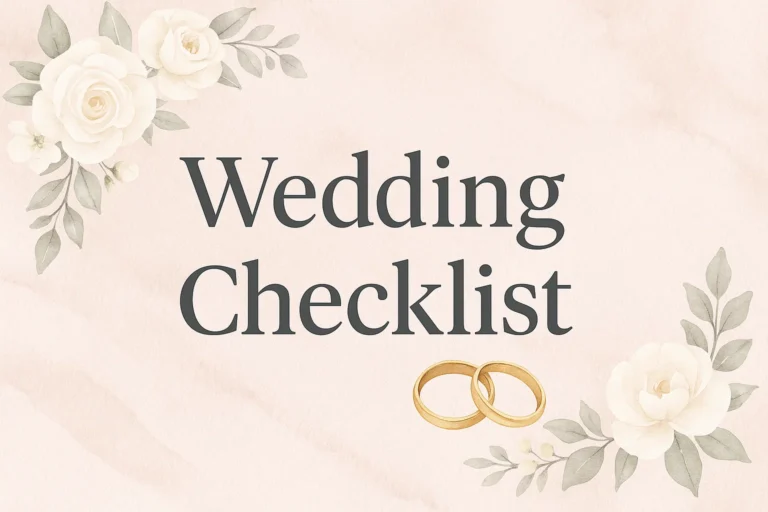 Elegant Wedding Planning Checklist Your Essential Guide to a Flawless Celebration