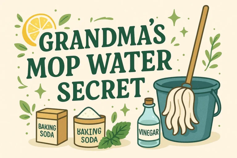 Grandmas Mop Water Secret Genius Cleaning Schedule Hacks for a Sparkling Home