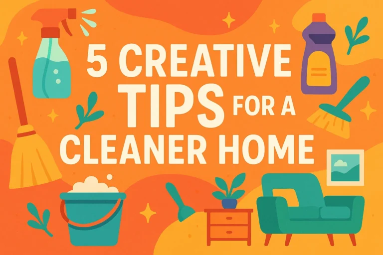 5 Easy Cleaning Tips for a Sparkling Home Creative Ways to Tidy Up Effortlessly
