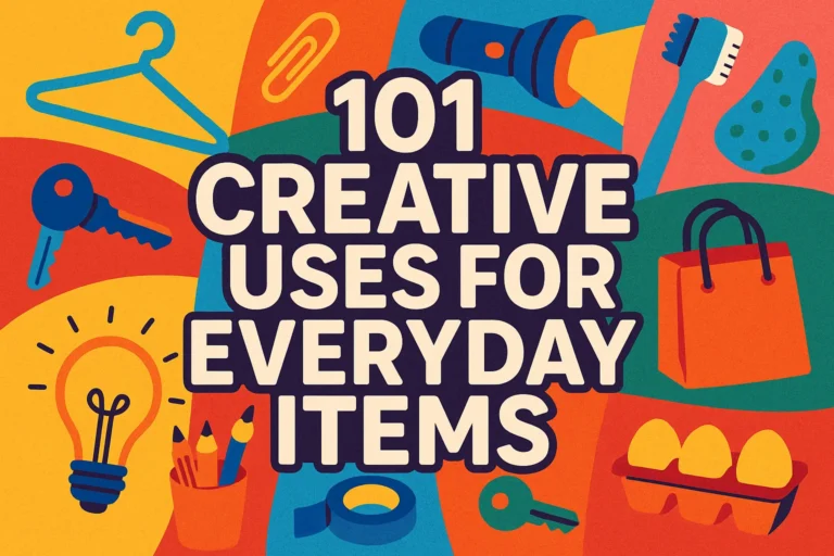 101 Easy Cleaning Hacks Creative Uses for Everyday Items You Need to Try