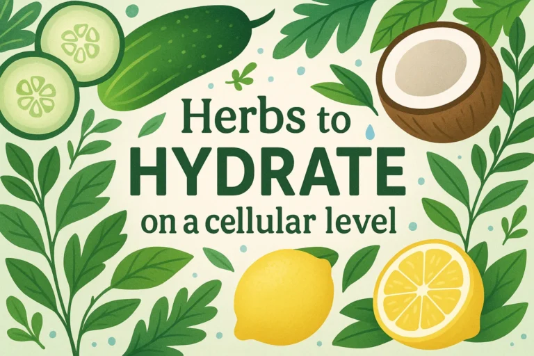 Healthy Eating Top Herbs to Hydrate on a Cellular Level for Optimal Wellness