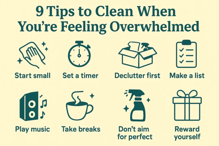 9 Life Hacks for Cleaning When Youre Overwhelmed 9 Easy Tips for a Tidy Home