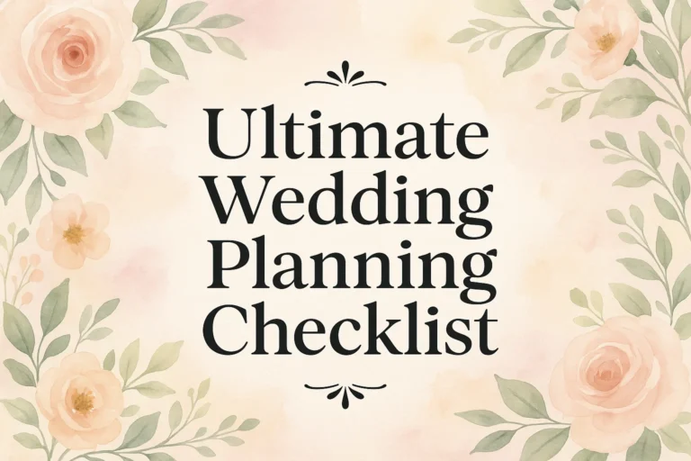 Ultimate Wedding Planning Checklist Your Essential Guide to a Dreamy Celebration