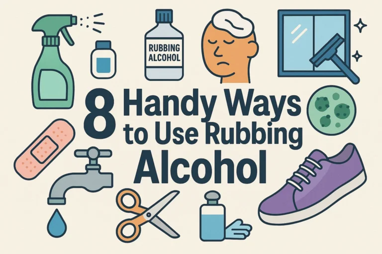 8 Handy Household Tips and Tricks Creative Life Hacks Using Rubbing Alcohol