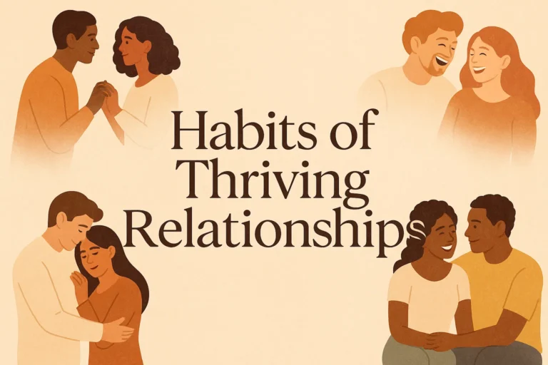 Habits of Thriving Relationships Nurturing Your Married Life Through Joy and Support