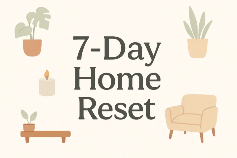 7-Day Home Reset A Girls Routine for Calm and Organized Living