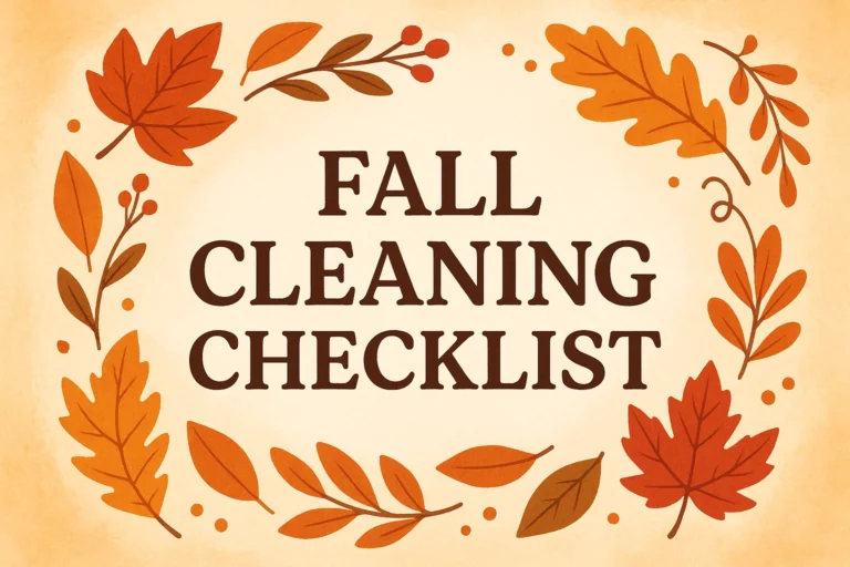 Autumn Cleaning Checklist Your Essential Fall Clean-Up Guide for a Cozy Home