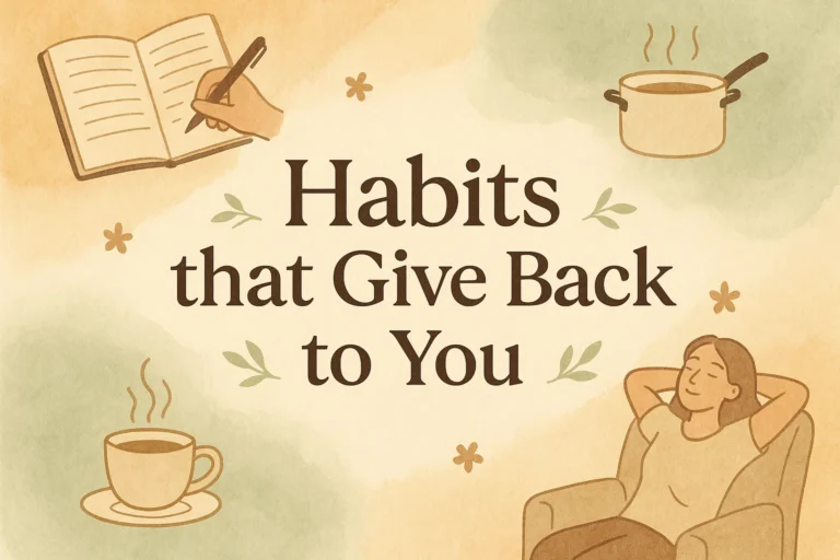 Transform Your Life Productivity Planner  Habits That Give Back to You for Daily Joy