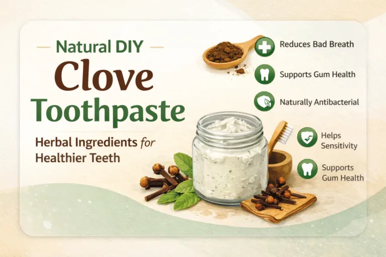 DIY Clove Herbal Toothpaste Recipe for Gum Health