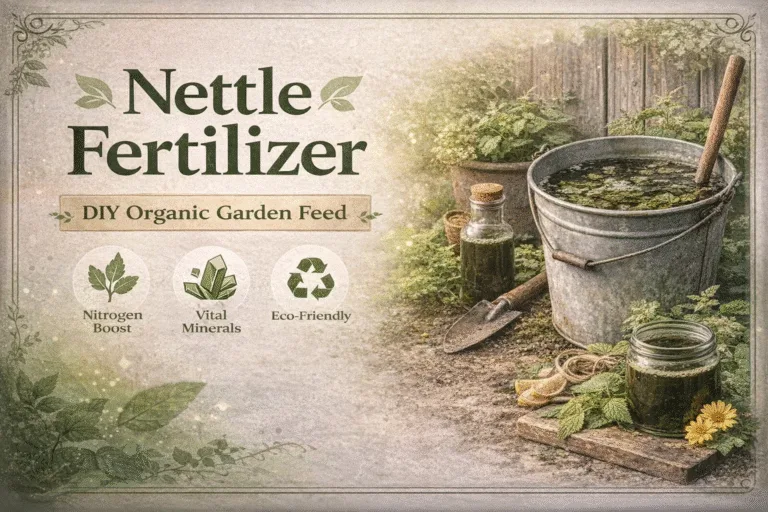 DIY Stinging Nettle Fertilizer Tea Organic Plant Food