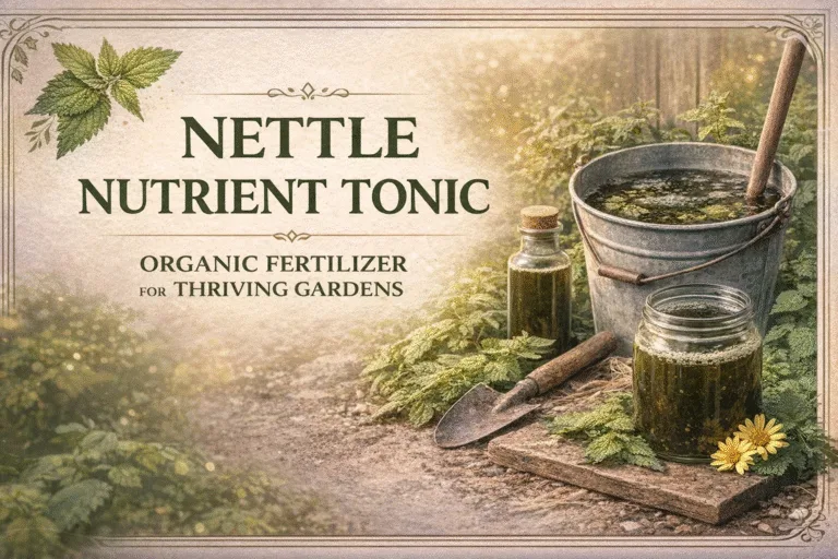 DIY Nettle Tea Fertilizer Organic Plant Food Recipe