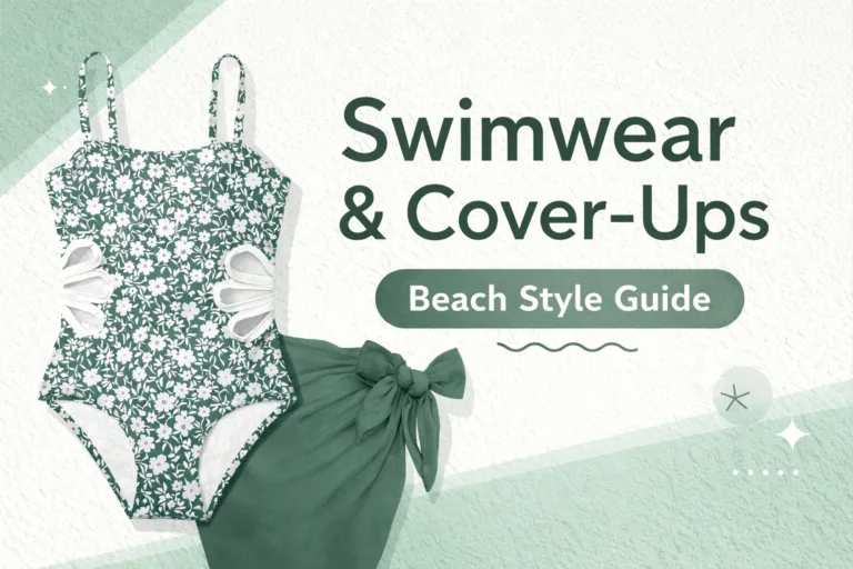 Girls Green Floral Cut Out One Piece Swimsuit  Skirt Set 5-16Y