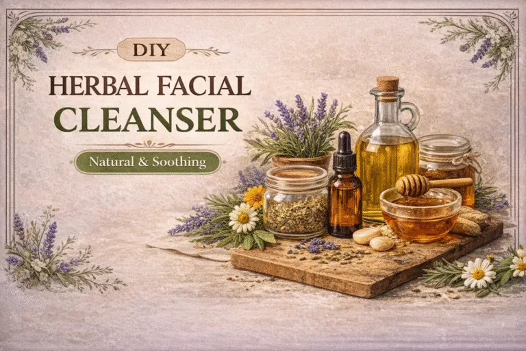 DIY Natural Herbal Facial Cleanser Recipe