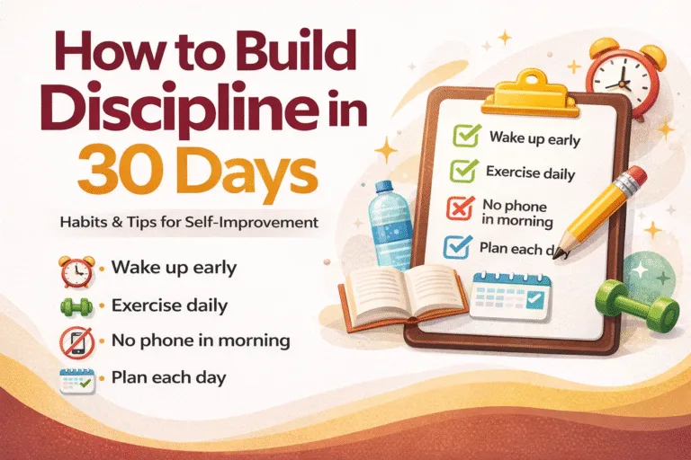 How to Build Discipline in 30 Days Daily Habits