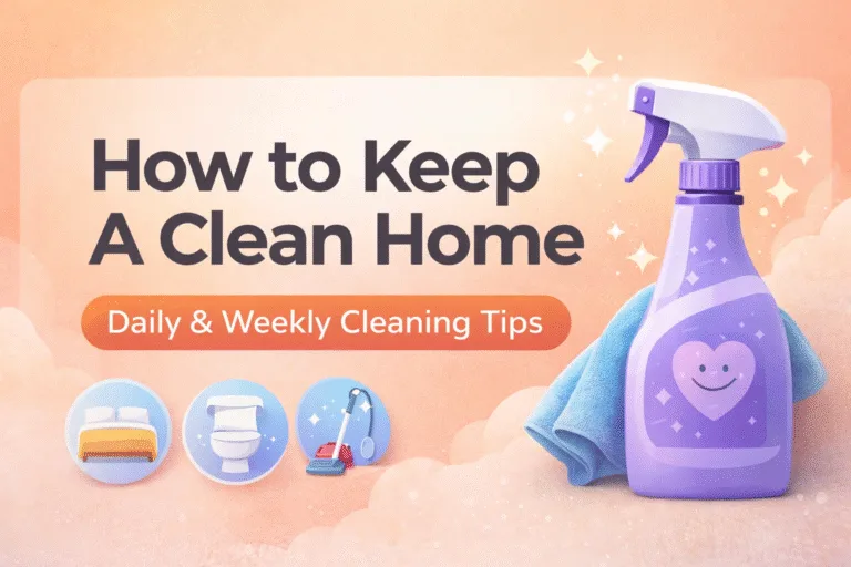 Weekly Cleaning Schedule Poster  How To Keep A Clean Home