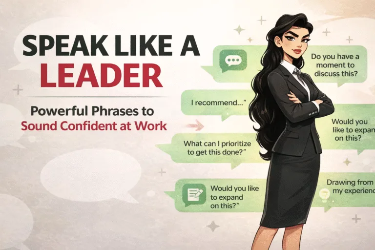 Speak Like a Leader 10 Ways to Sound More Confident at Work
