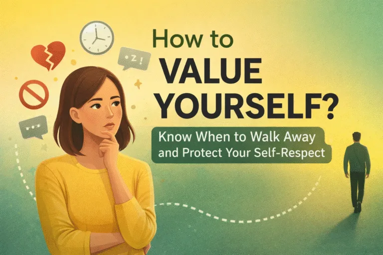 How To Value Yourself Rules For Self-Respect  Boundaries