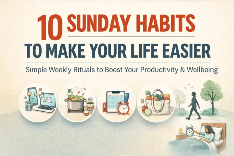 Sunday Reset Routine Habits for an Easier Week