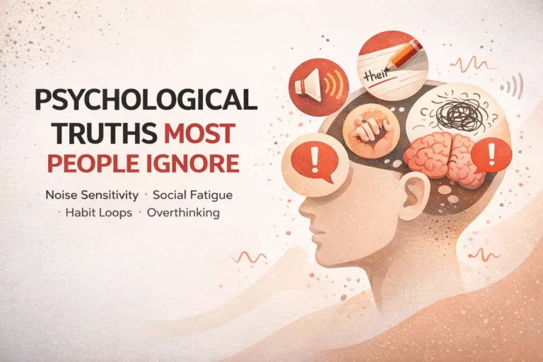 5 Psychological Truths Most People Ignore  Psychology Facts
