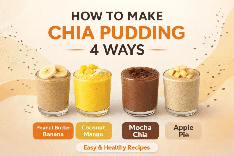 Easy Chia Pudding Recipes 4 Delicious Healthy Meal Prep Breakfast Ideas  Toppings