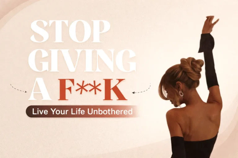 Stop Giving a F Golden Rules for Unbothered Alpha Energy