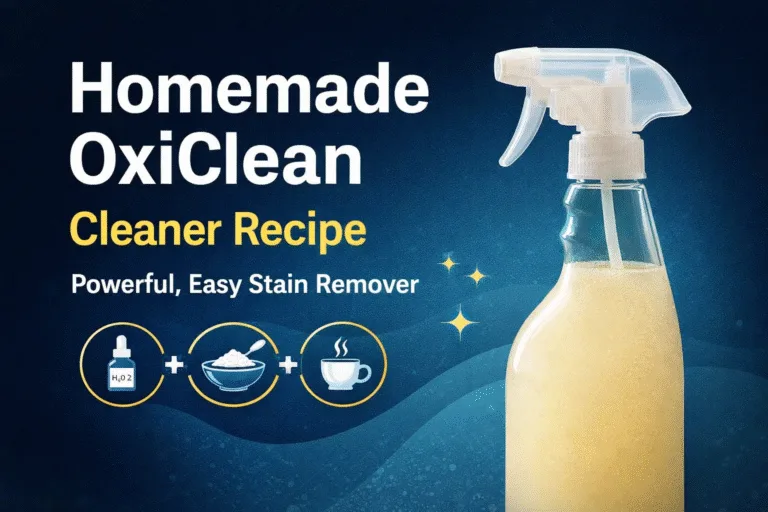 DIY Homemade OxiClean Recipe Natural Laundry Stain Remover  Carpet Cleaner