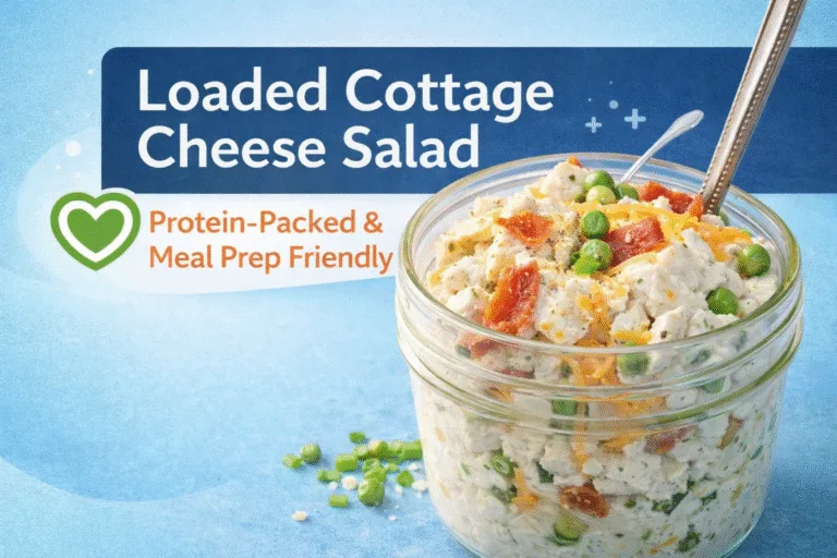 High Protein Loaded Cottage Cheese Chicken Salad – Easy Meal Prep Recipe