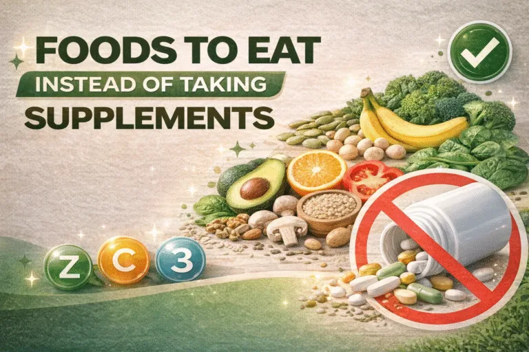 Foods To Eat Instead Of Supplements For Natural Vitamins