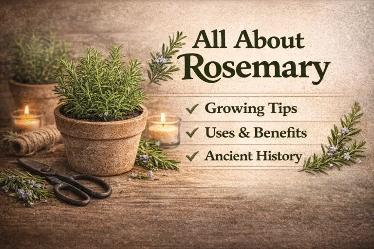 How to Grow and Use Rosemary Benefits, Care Tips, and Natural Remedies Guide