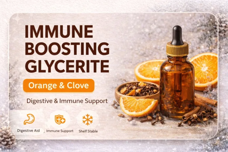 How to Make Winter Immune Glycerite Orange  Clove Recipe for Immunity
