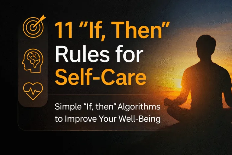 11 Mental Health Rules  Self-Care Algorithms for Personal Growth and Mindset Optimization