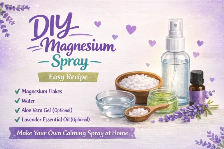 Easy DIY Magnesium Spray Recipe for Sleep  Sore Muscles