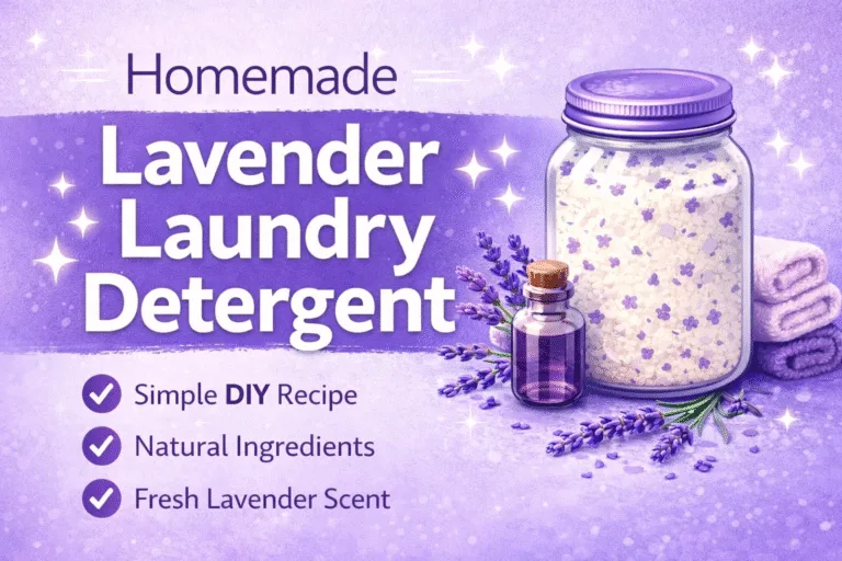 DIY Homemade Lavender Laundry Soap Recipe