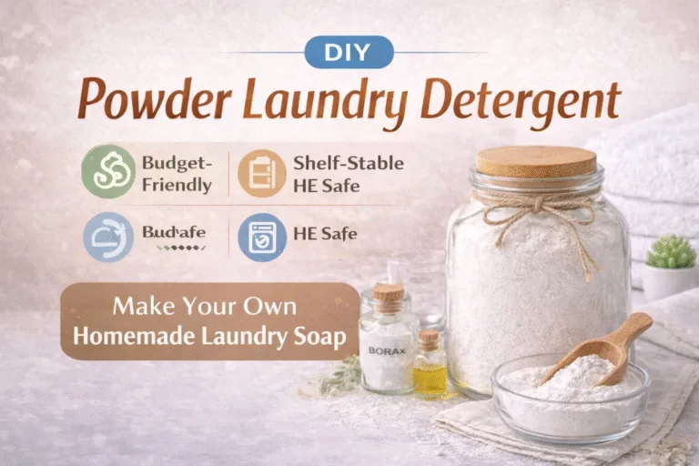 DIY Powder Laundry Detergent Recipe  Budget-Friendly