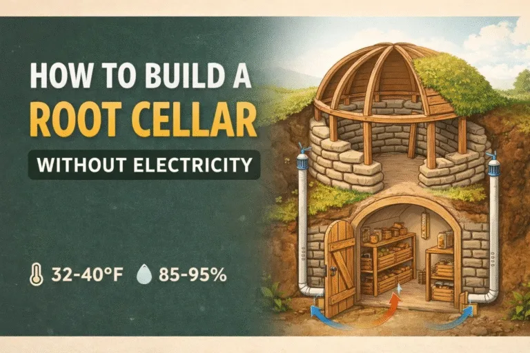 How to Build a DIY Root Cellar Step-by-Step Guide for Off-Grid Food Storage  Preservation