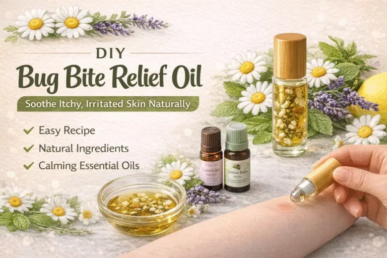 DIY Bug Bite Relief Oil Natural Soothing Remedy for Itchy Skin  Insect Bites